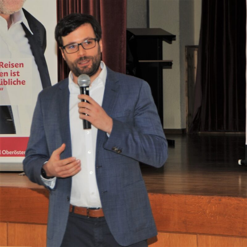 Matthias Firgo gave opening lecture for the PVOÖ Study Day