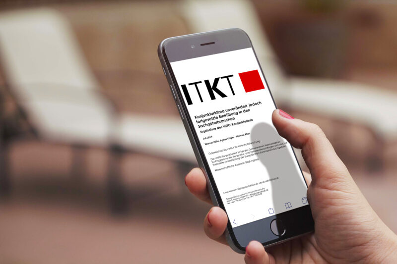 WIFO-Konjunkturtest vom Juli 2019