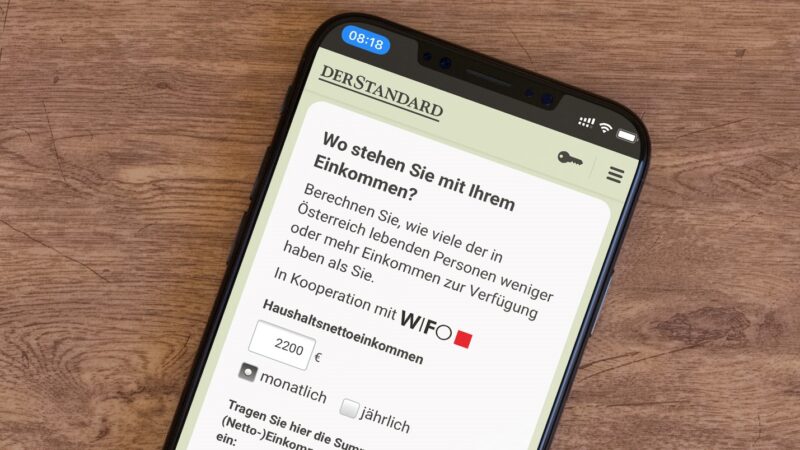 Wie arm oder reich sind Sie im Österreich-Vergleich?