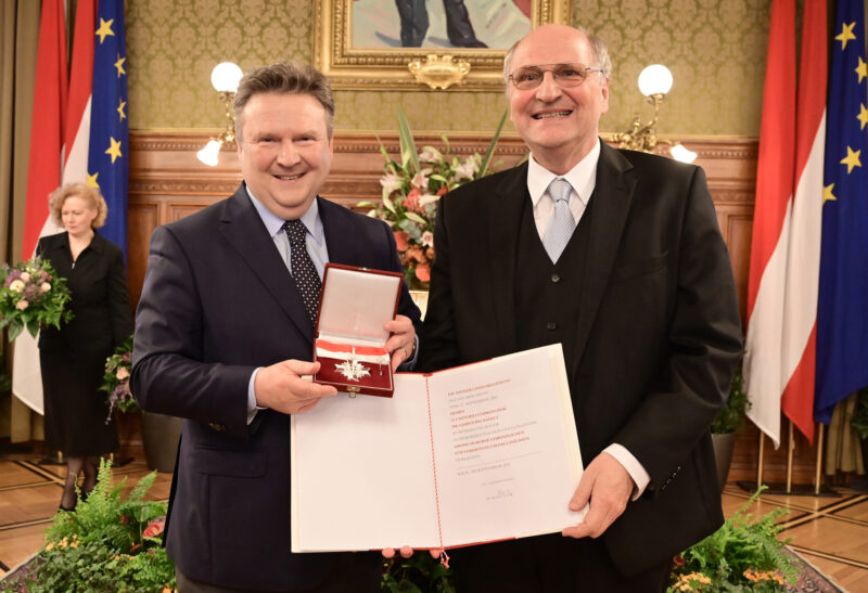 Vienna Honours WIFO Director Christoph Badelt
