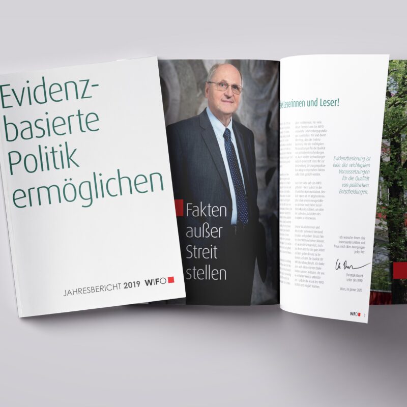 WIFO veröffentlicht Jahresbericht 2019
