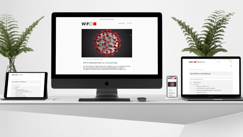 Neugestalteter WIFO-Newsletter