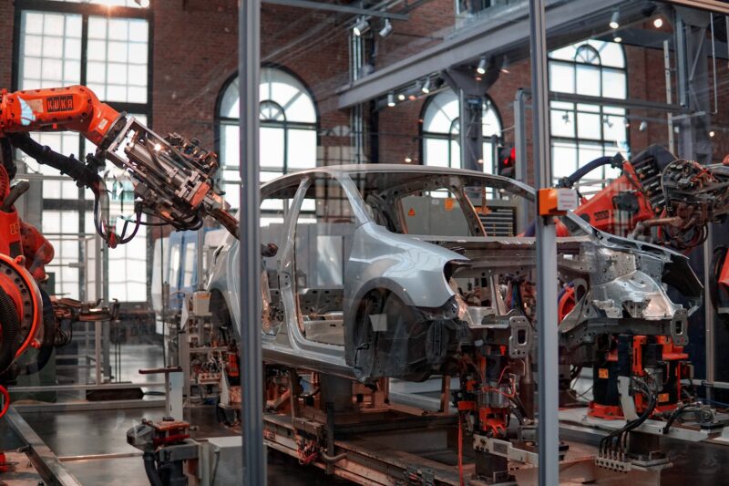 Roboter bei der Arbeit?