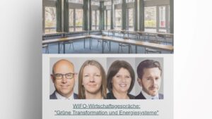 WIFO-Wirtschaftsgespräche: Grüne Transformation und Energiesysteme