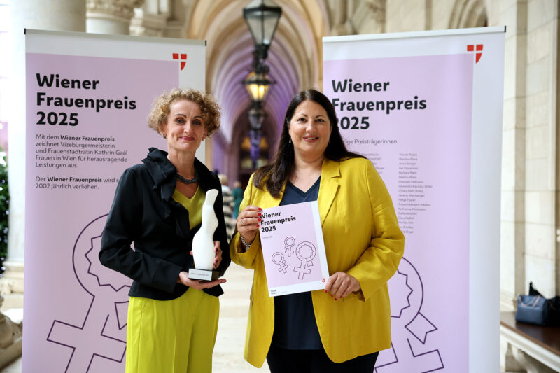 Christine Mayrhuber mit Wiener Frauenpreis ausgezeichnet
