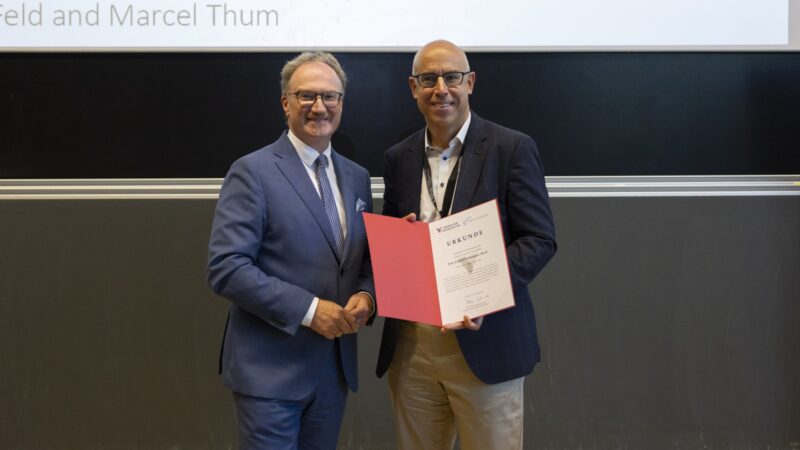 Gabriel Felbermayr erhält den Gustav-Stolper-Preis 2026