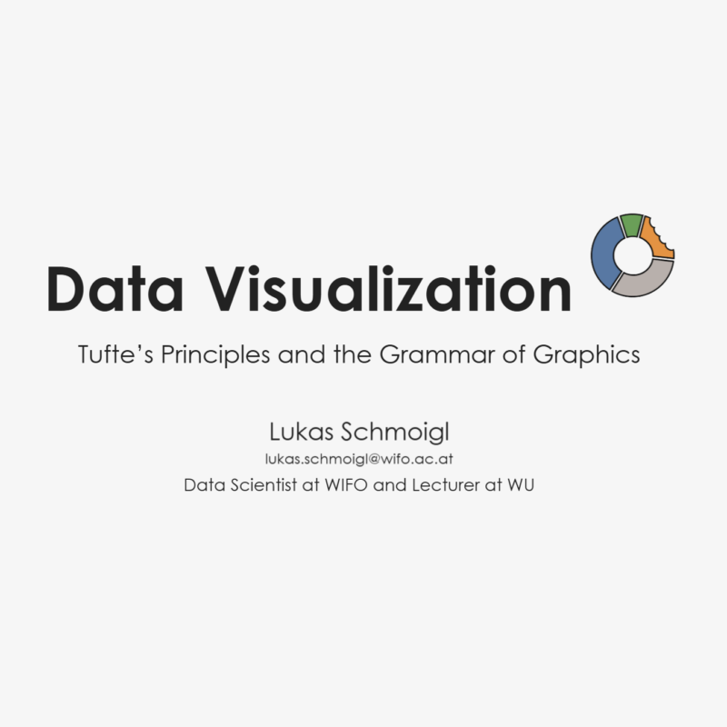 A Lecture on Data Visualization