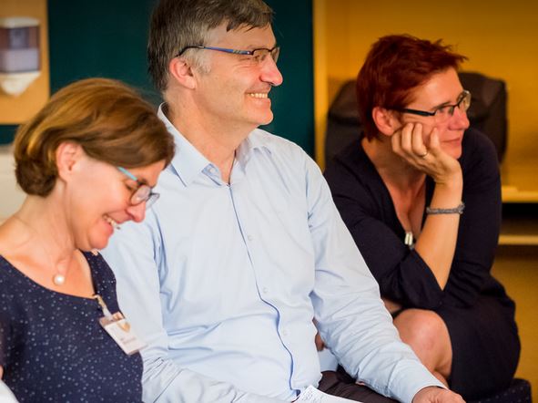 Bei der Podiumsdiskussion: Agnès Bénassy-Quéré, Karl Steininger und Margit Schratzenstaller (v.li.).


